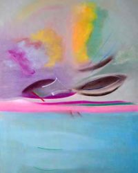 Jacopo RICCIARDI, 2015. Paesaggio. Tecnica Mista 95x70